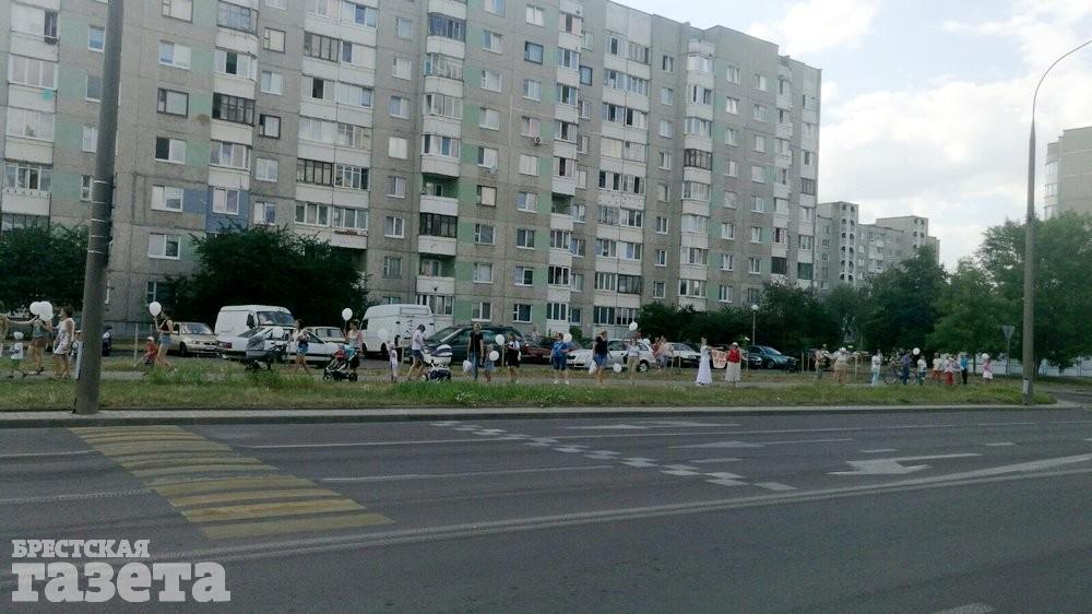 Цепочка протеста в Бресте