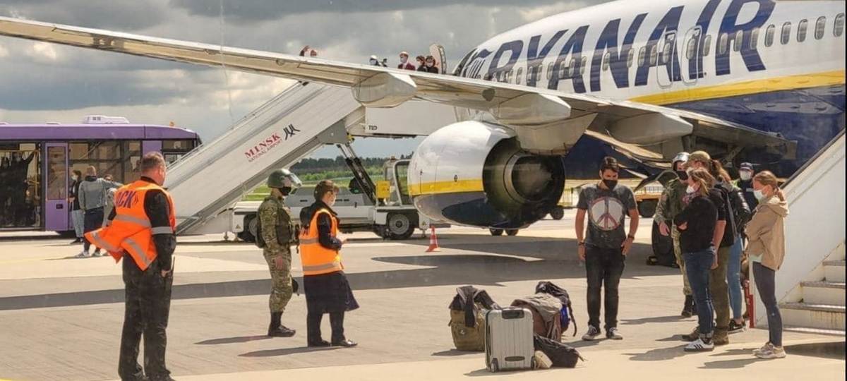 Роман Протасевич, самолет, Rynair