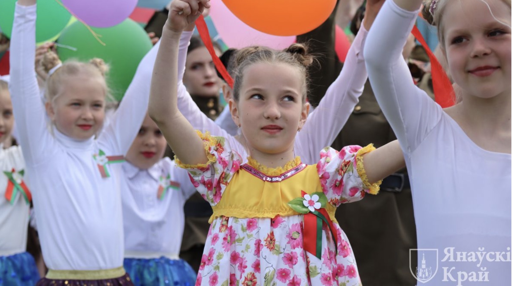 Фото с мероприятия ко Дню Победы в Иваново. Фото: Ивановская районная газета «Янаўскі край».