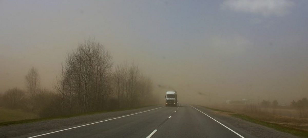 Пыльная буря на Полесье