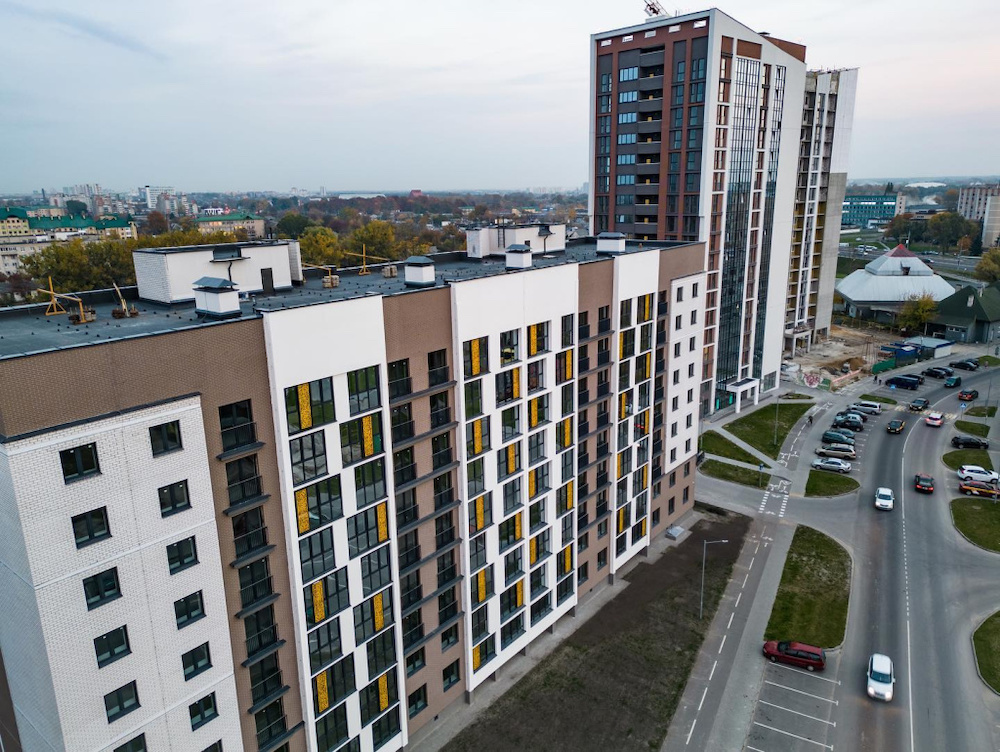 Новые дома на улице Гоголя в Бресте