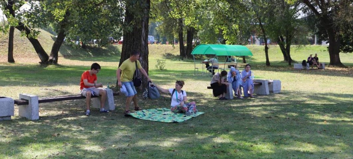 Зона отдыха на территории пункта пропуска «Брест».