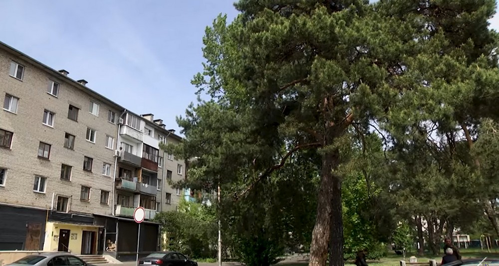 Дом на улице Жукова, рядом с которым построят детский сад. Скриншот видео