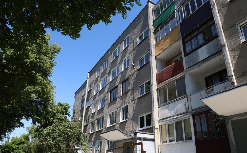 Дом по улице Дзержинского в Кобрине, где сделали неудачный капитальный ремонт. Фото: vkobrine.by