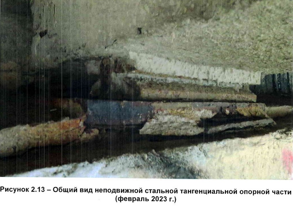 Вид на опору моста через Мухавец в Бресте. Фото из отчета «БелдорНИИ»