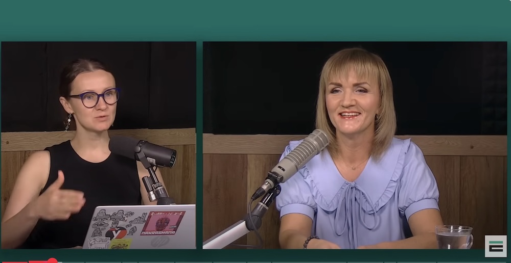 Скриншот, видео,«Еврорадио», интервью, беларуска, учительница, Татьяна Крапиневич