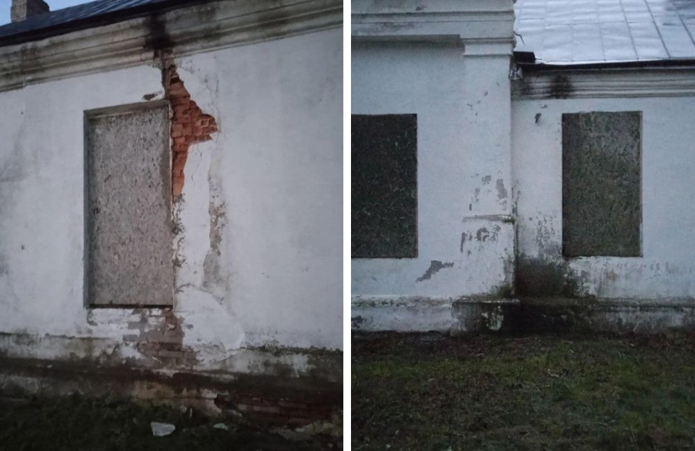 Разрушение усадьбы в Подороске